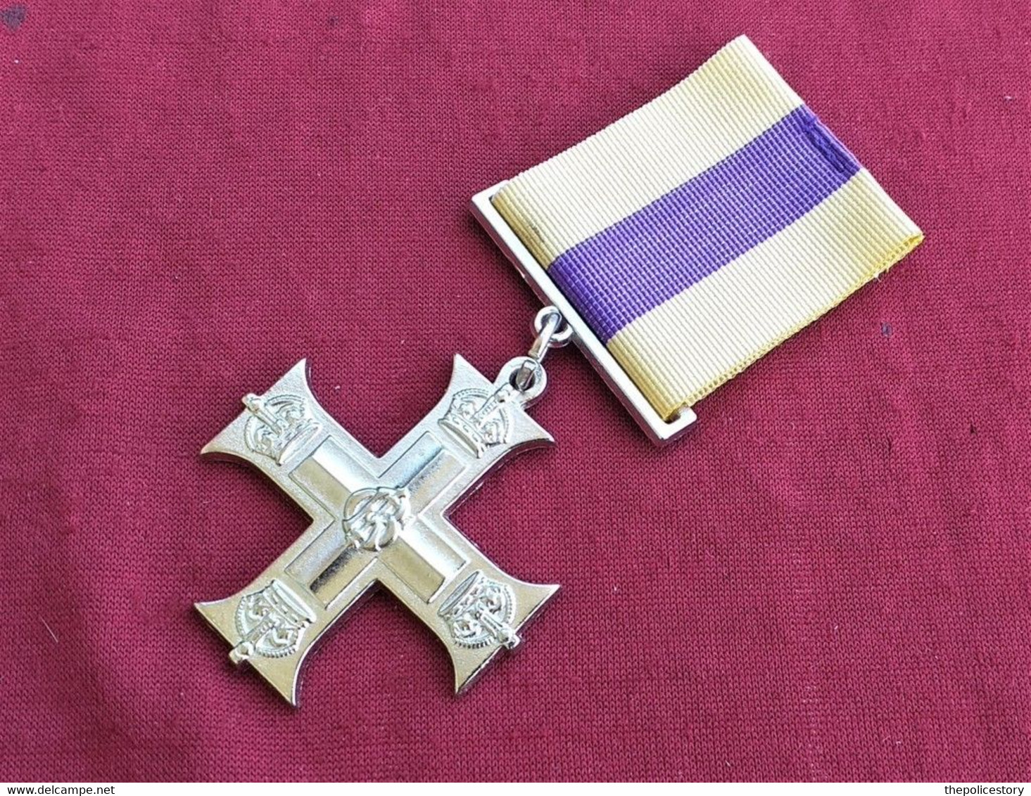 British Military Cross 1914 WW1 Con Nastrino - Groot-Brittannië