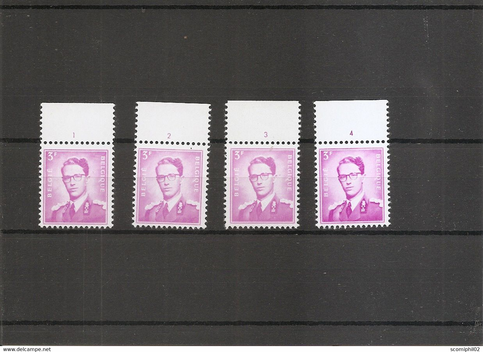 Belgique - Type "Marchand "( 1067 XXX -MNH- Planches 1 / 4) - ....-1960