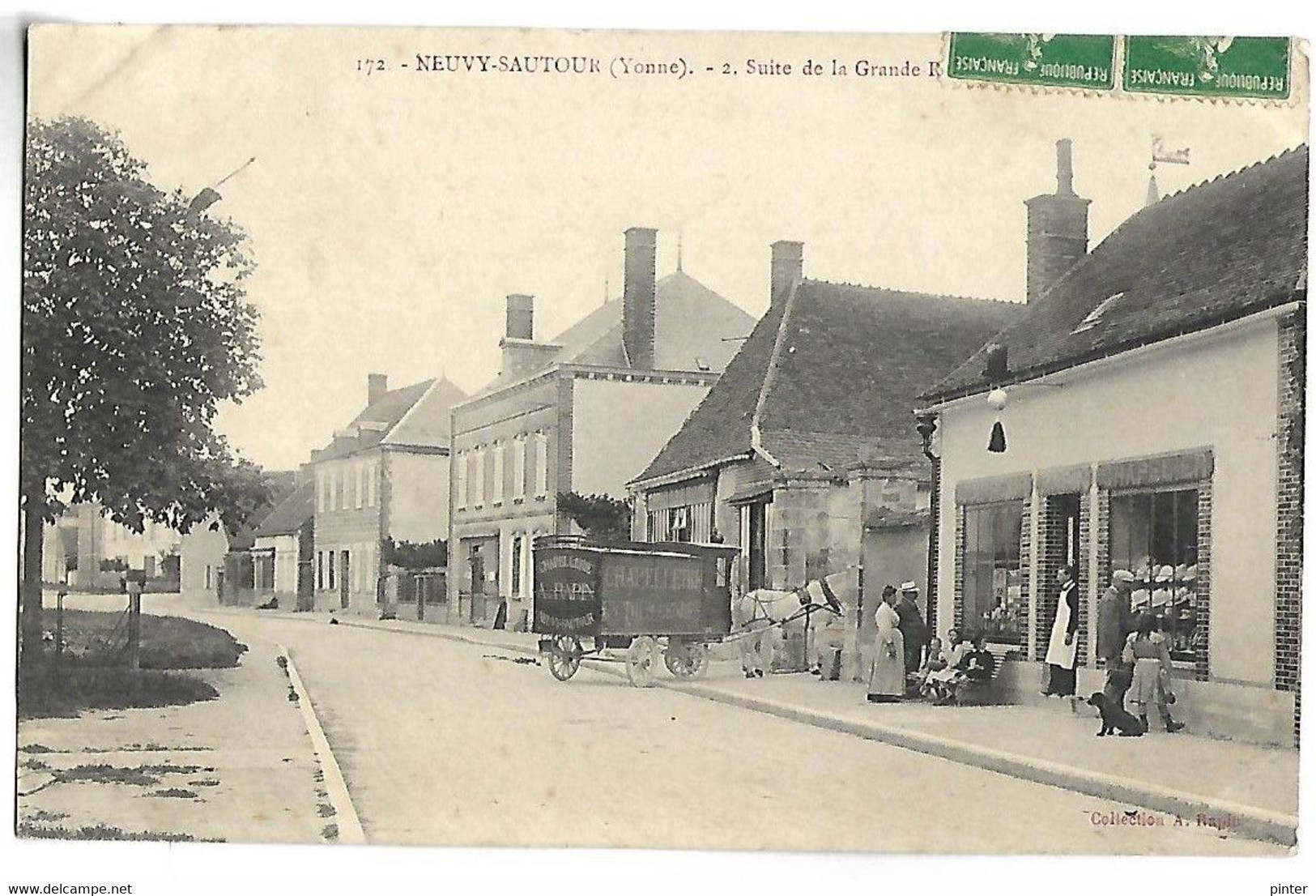 NEUVY SAUTOUR - Suite De La Grande Rue - Bel Attelage - Neuvy Sautour