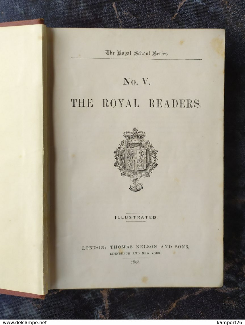 1898 ROYAL READERS Nº 5 ENGRAVINGS Royal School Series L'ÉCOLE DE LA SÉRIE - Schule/Unterricht