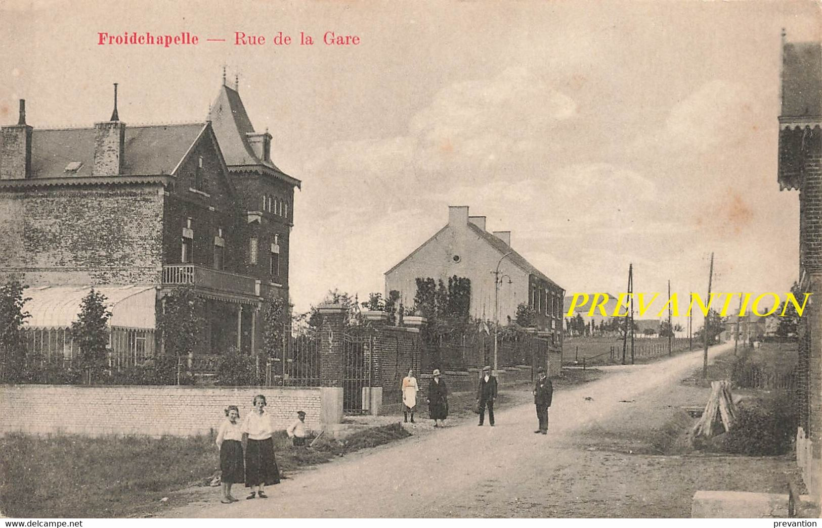 FROIDCHAPELLE - Rue De La Gare - Carte Animée - Froidchapelle