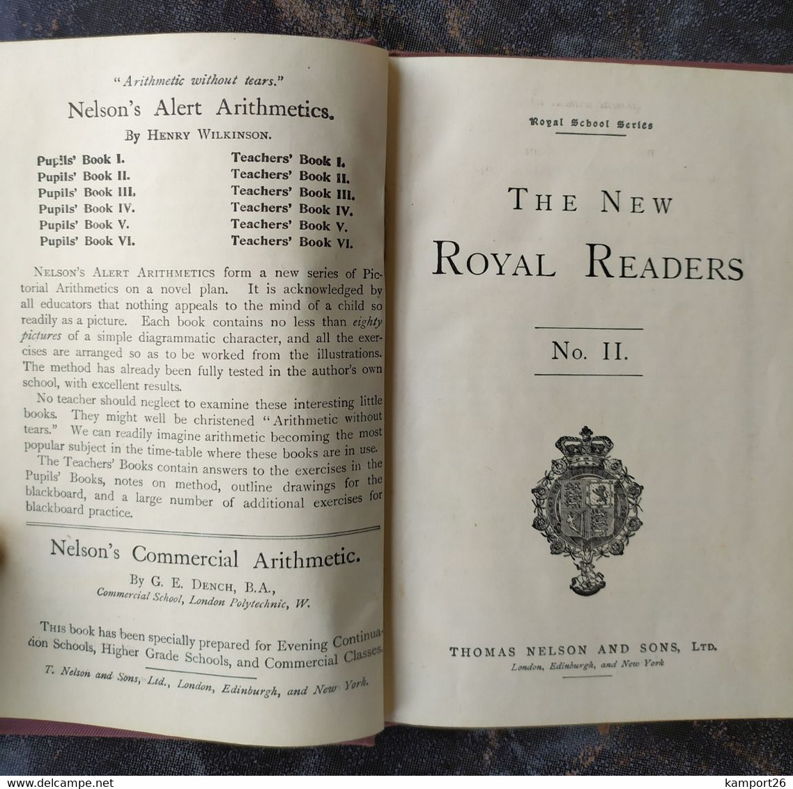 1884 The New ROYAL READERS Second Book ENGRAVINGS Royal School Series Rare L'ÉCOLE DE LA SÉRIE - Schule/Unterricht