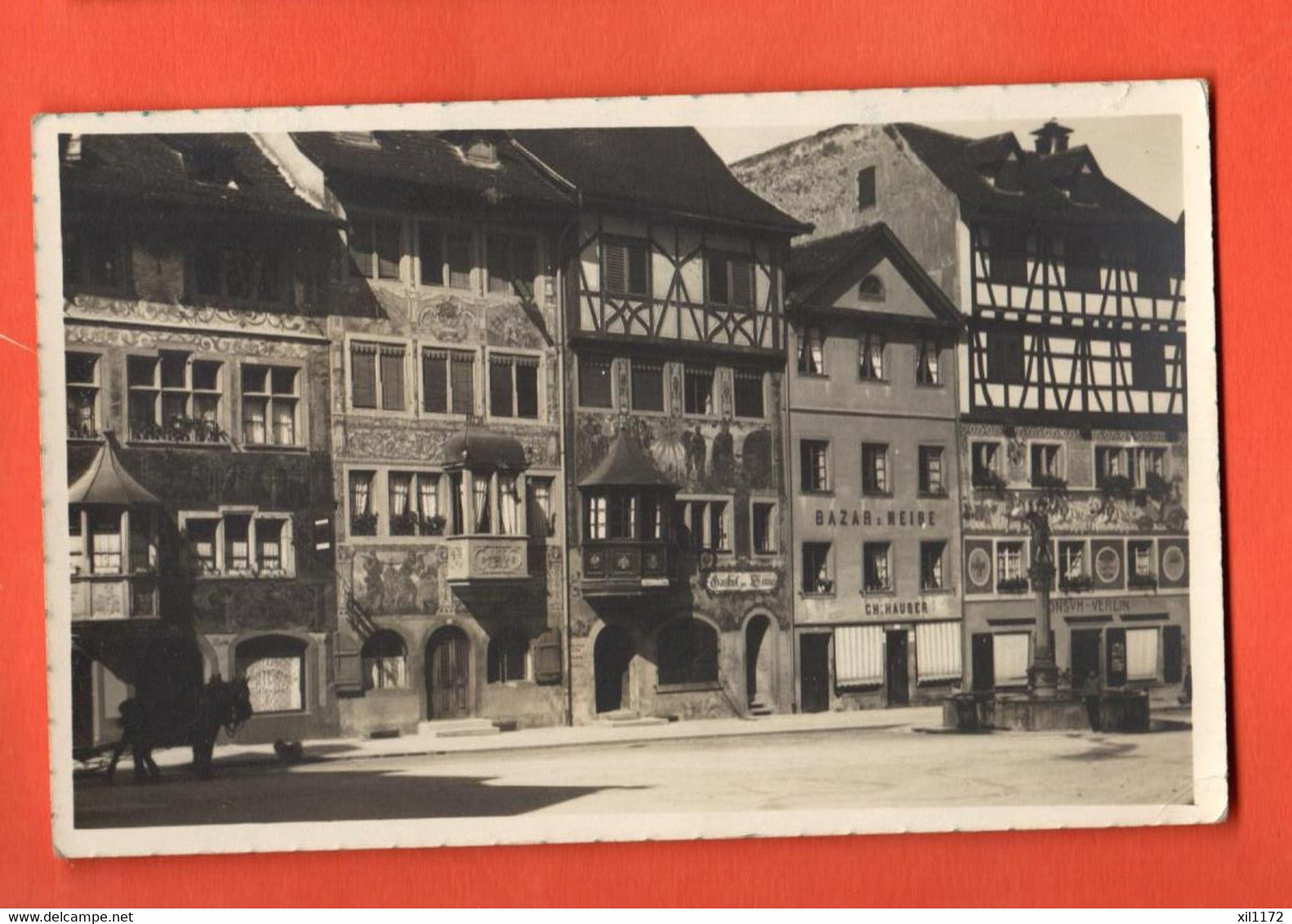 ZOM-08  Stein Am Rhein  Am Marktplatz.  Nicht Gelaufen Nr 27885 - Stein Am Rhein