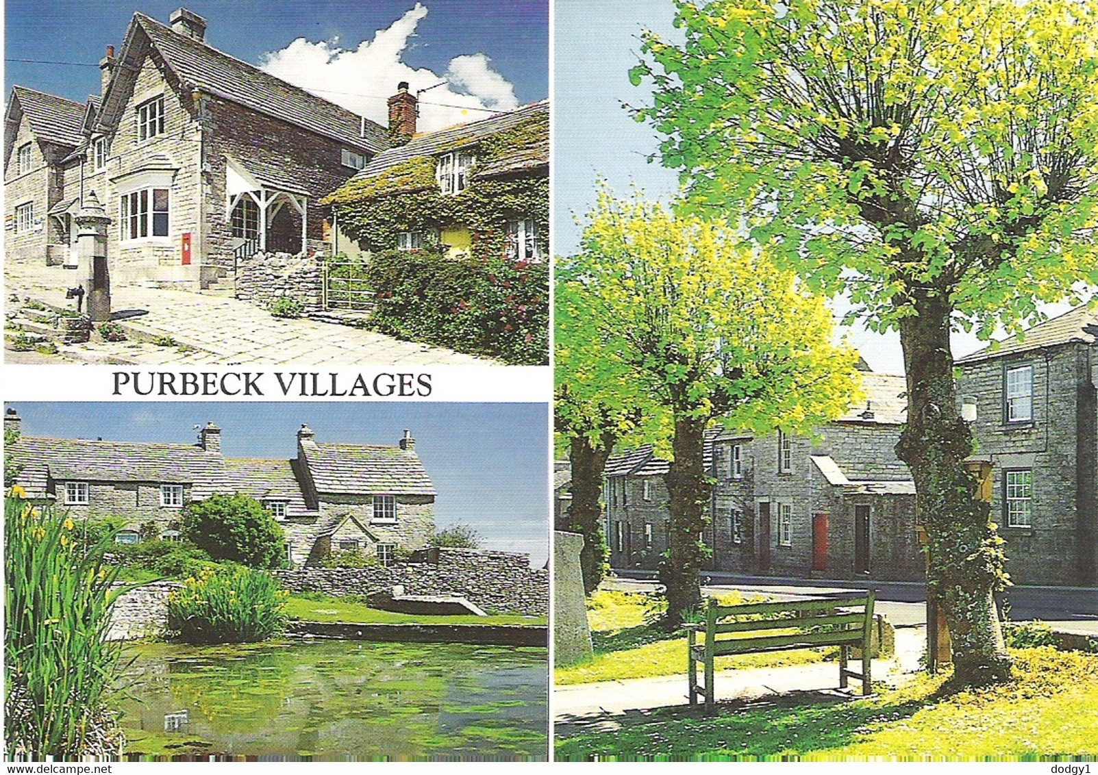 PURBECK VILLAGES, DORSET, ENGLAND. UNUSED POSTCARD Ab7 - Swanage