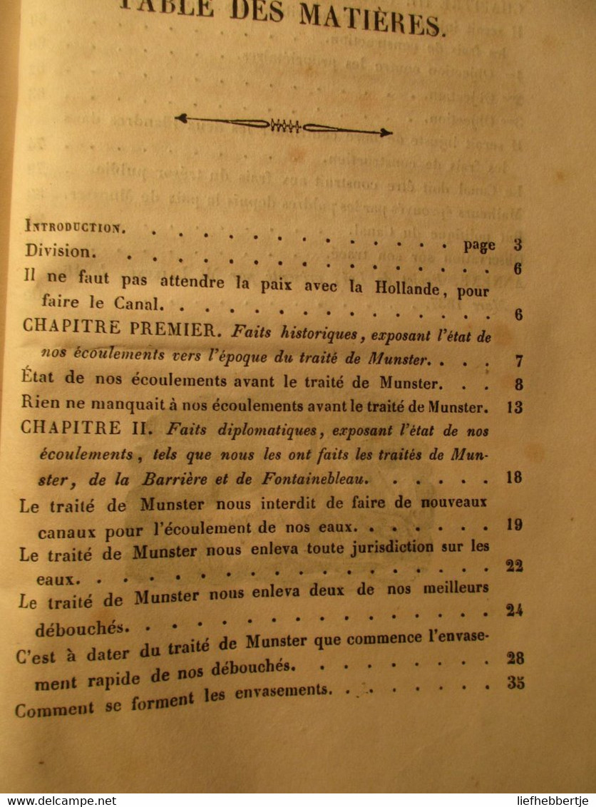 La construction du canal de Selzaete à la Mer du Nord - par J. Andries - 1838 - Zelzatekanaal Zelzate