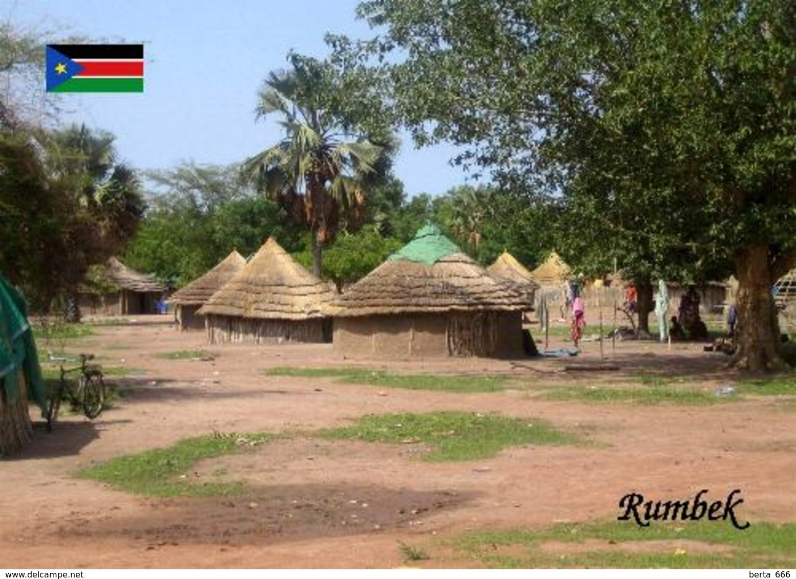 South Sudan Rumbek Huts New Postcard Südsudan AK - Sudan