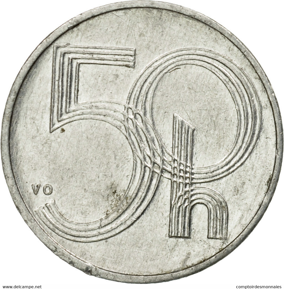 Monnaie, République Tchèque, 50 Haleru, 1993, TB+, Aluminium, KM:3.1 - Czech Republic