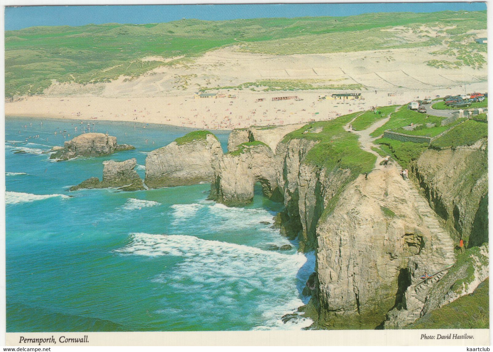 Perranporth, Cornwall - (John Hinde Original) - Newquay