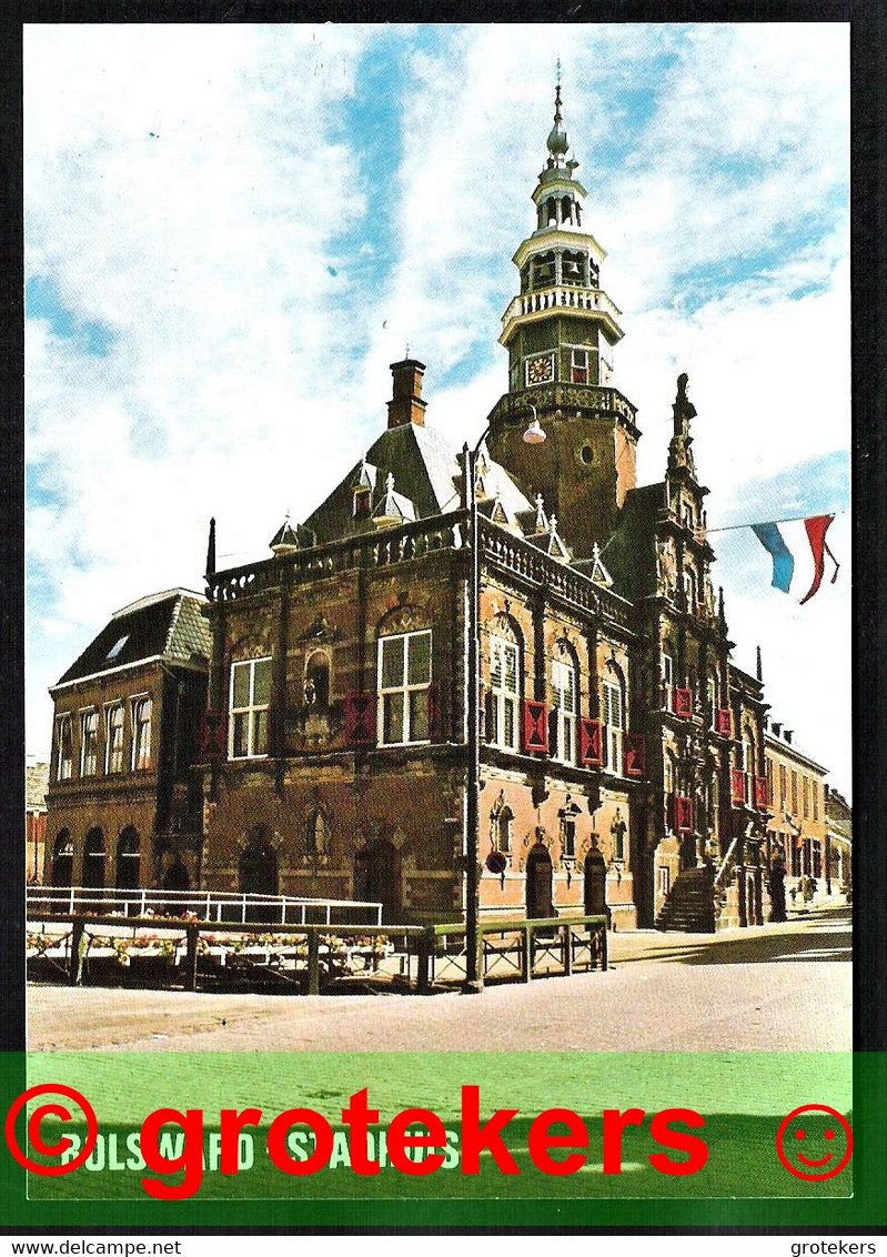 BOLSWARD Stadhuis Verjaardag Kon. Huis 1981 - Bolsward