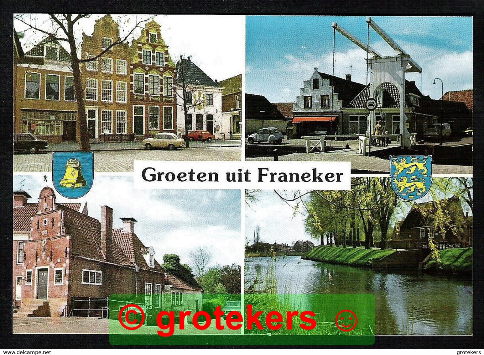 FRANEKER Groeten Uit 4-luik 1974 - Franeker