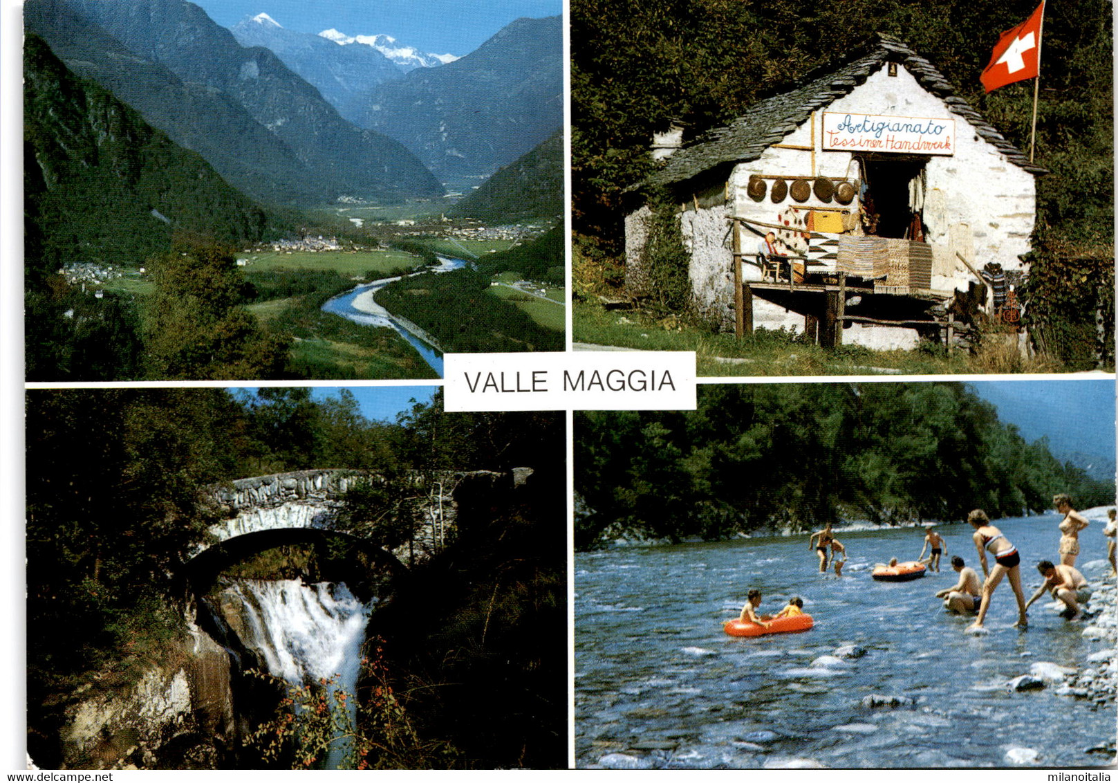 Gordevio - Valle Maggia - 4 Bilder (8758) * 7. 8. 1992 - Maggia