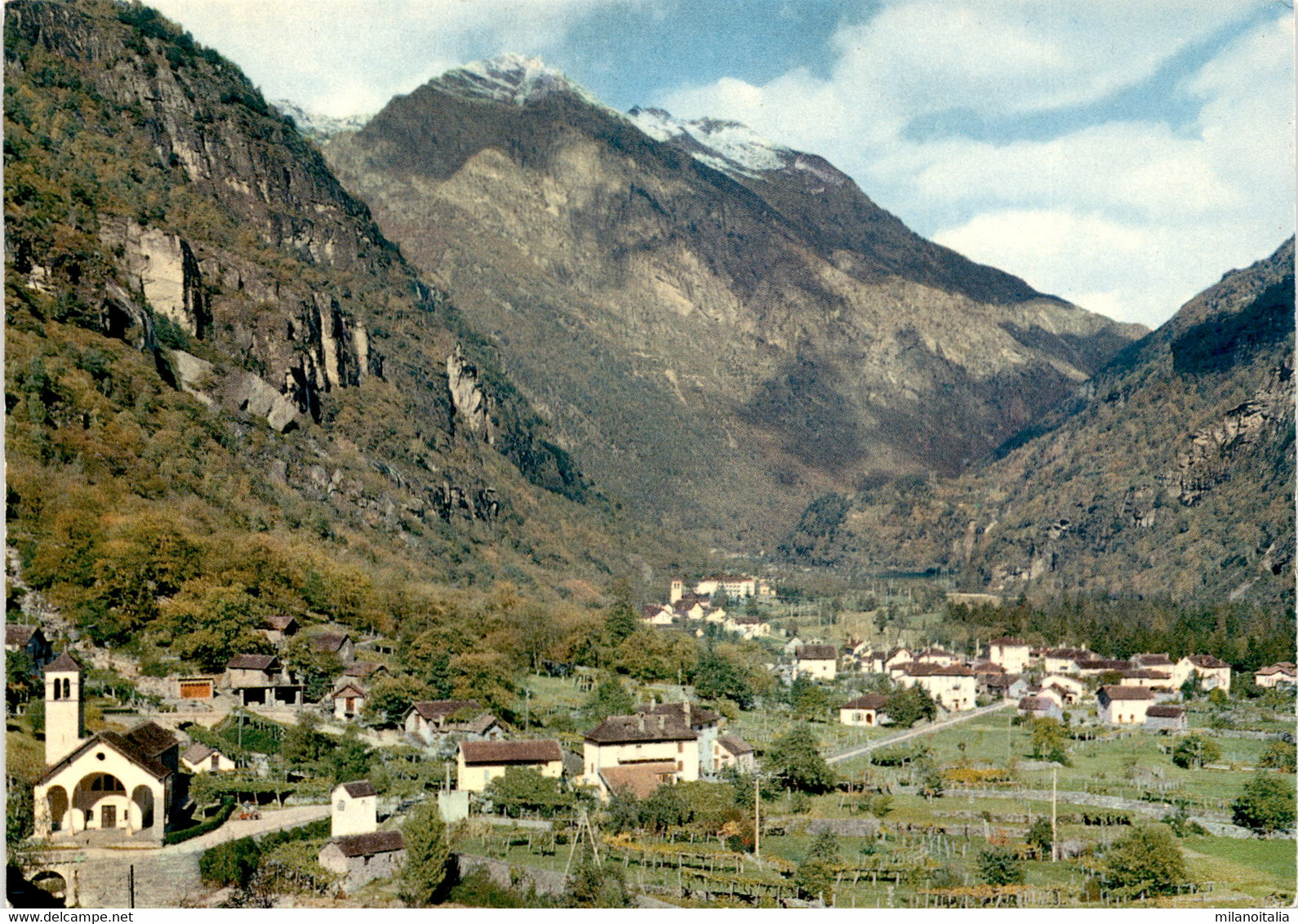 Cevio - Vallemaggia - Veduta Generale (5302) * 6. 4. 1961 - Cevio