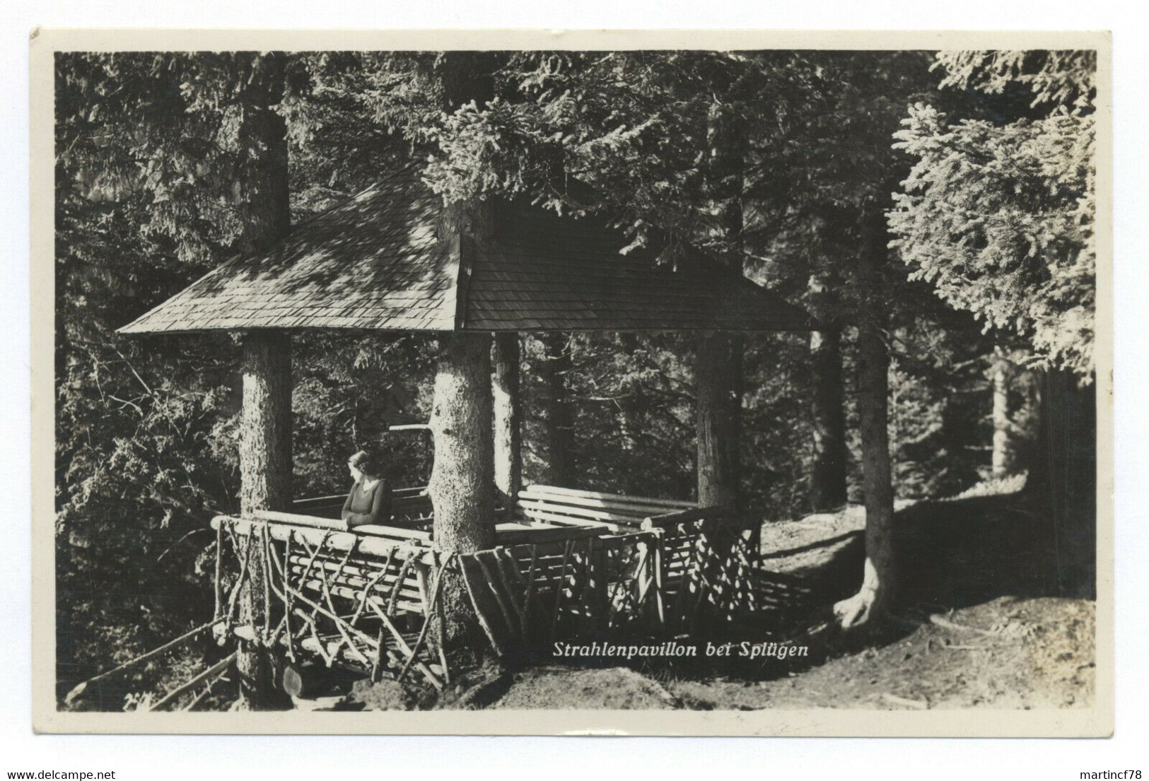 Schweiz Strahlenpavillon Bei Splügen 1933 Postkarte Ansichtskarte - Splügen