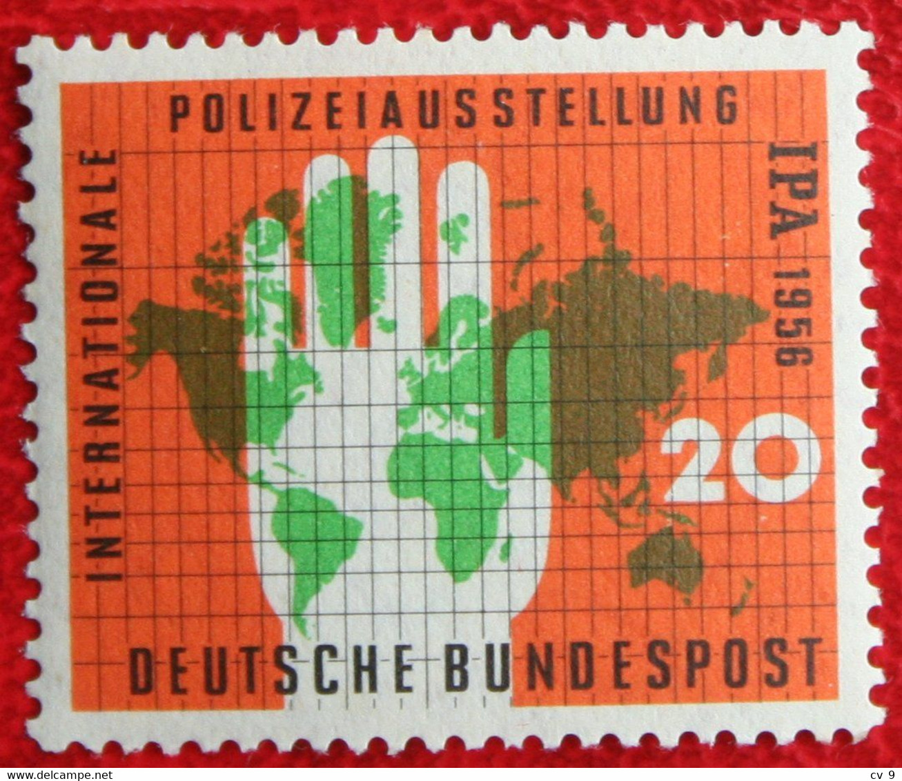 Police Exhibition Mi 240 Y&T 116 1956 Neuf Sans Charniere POSTFRIS / MNH / **  Germany BRD Allemange - Ungebraucht