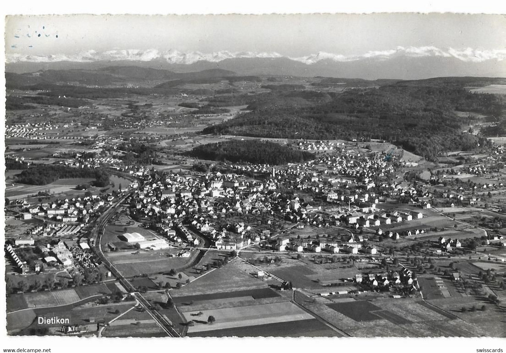 DIETIKON: Flieger-AK ~1950 - Dietikon