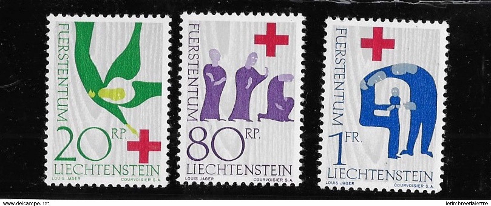 ⭐ Liechtenstein - YT N° 378 à 380 ** - Neuf Sans Charnière ⭐ - Unused Stamps