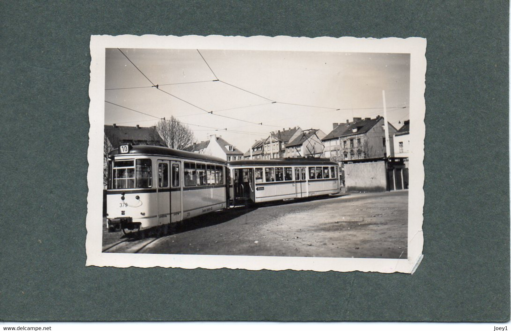 Photo  Tramway  En Allemagne,1957 à Karlsplatz Format 10/7 - Trains