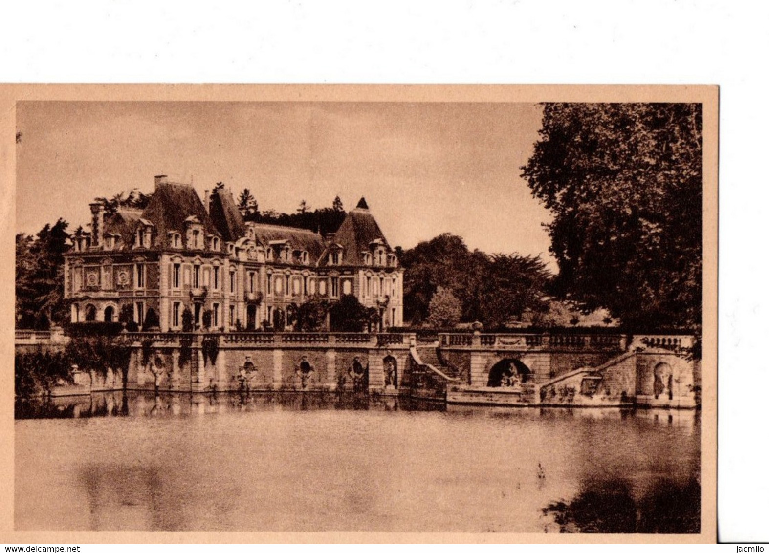 MAZIERES-EN-GATINE (Deux-Sèvres). Le Petit Chêne - Vue De L'Etang. RARE. ETAT NEUF. 1953.  2 Scans - Mazieres En Gatine