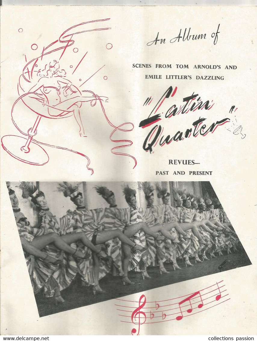 Publicité, Souvenir, LATIN QUARTER, Revues Past And Present,, London, Casino,revues, 1949-1951, 18 Pages, Frais Fr 2.75e - Advertising