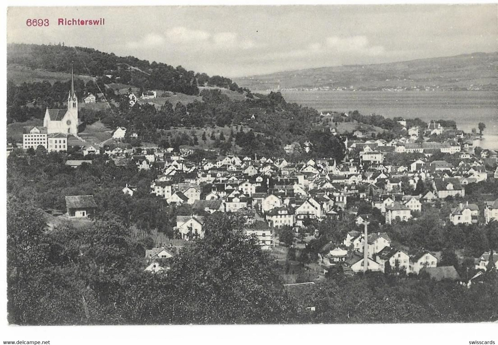 RICHTERSWIL: Dorfansicht 1910 - Dorf