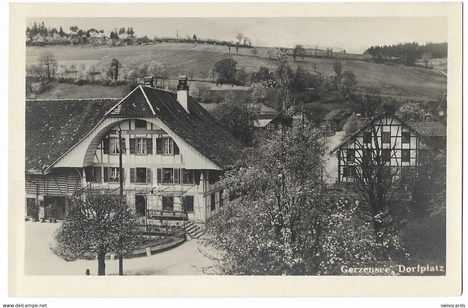 GERZENSEE: Dorfplatz ~1910 - Gerzensee