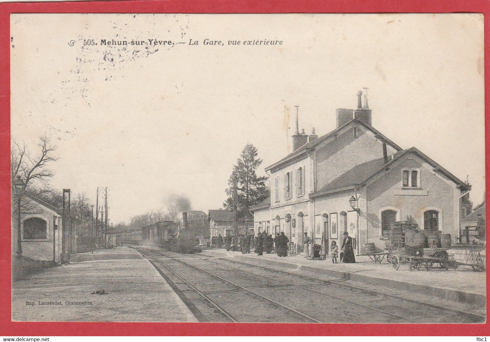Cher - Mehun Sur Yèvre - La Gare - Train à Vapeur - Mehun-sur-Yèvre