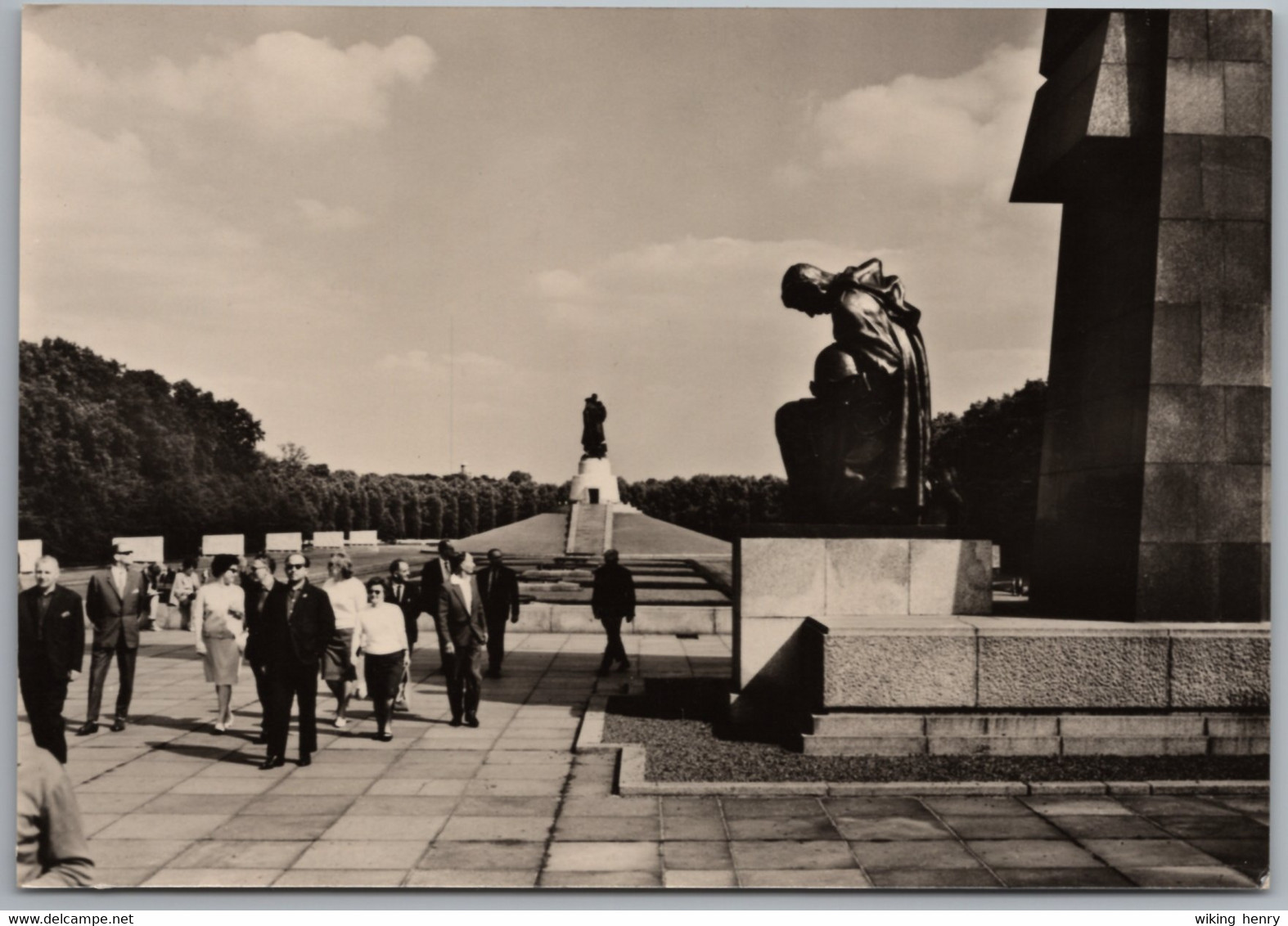 Berlin Treptow - S/w Sowjetisches Ehrenmal 19 - Treptow