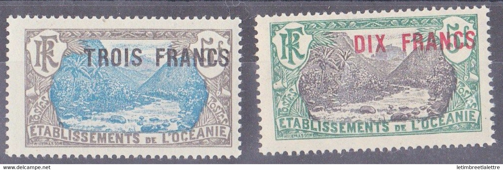 ⭐ Océanie - YT N° 66 Et 67 ** - Neuf Sans Charnière - 1926 / 1927 ⭐ - Nuevos