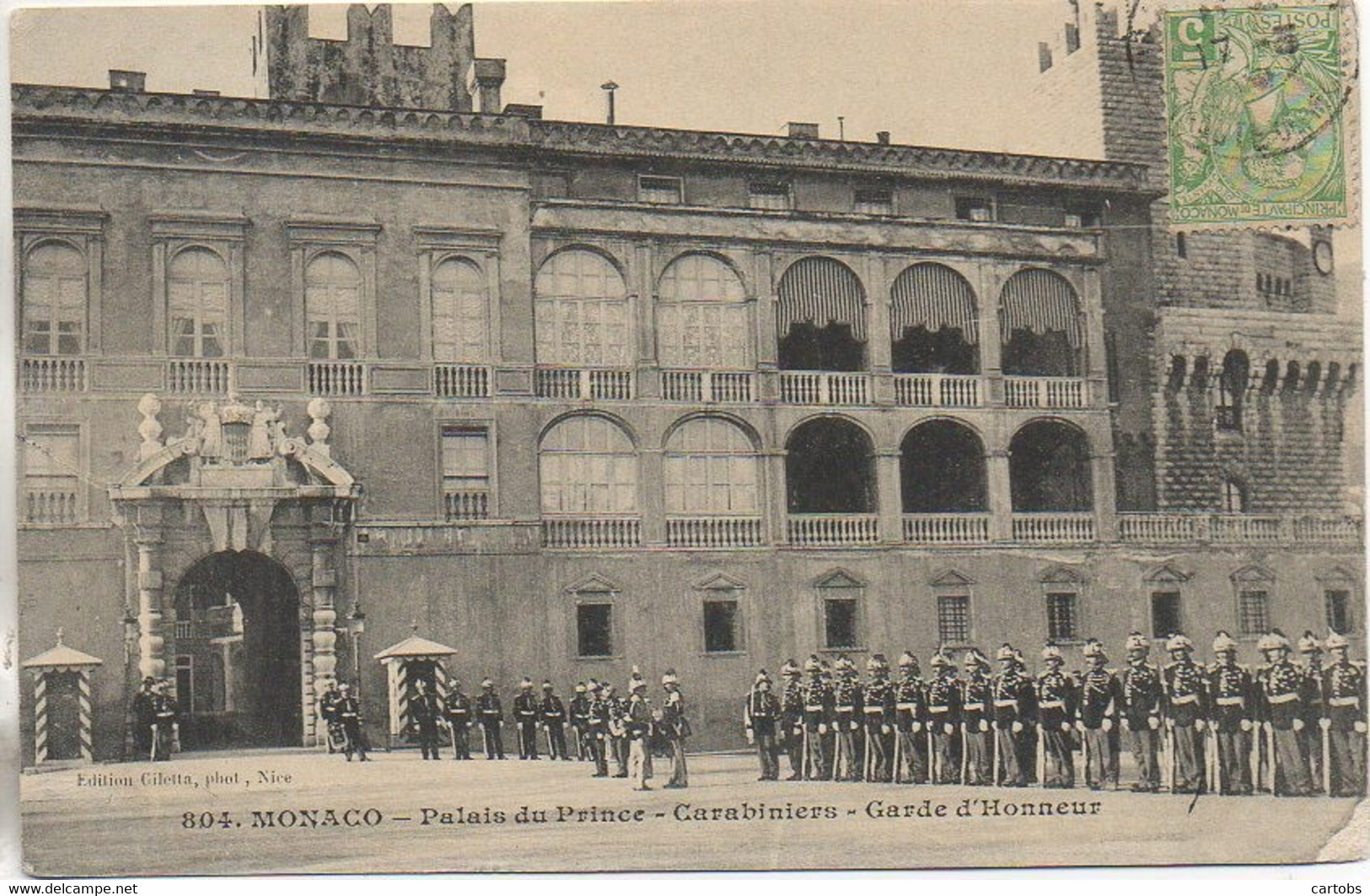 Monaco  GPalais Du Prince - Carabiniers - Garde D'Honneur - Palais Princier