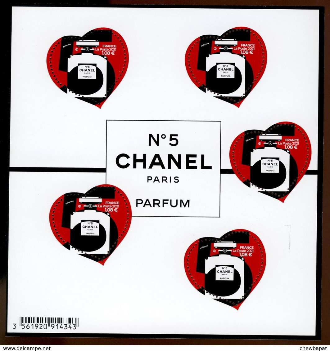 France Neuf ** - Bloc 2021 - Cœur Chanel N° 5 - Mint/Hinged