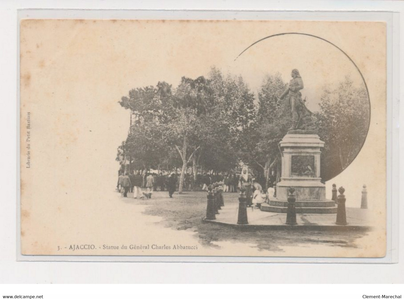 AJACCIO - Statue Du Général Charles Abbatucci - état - Ajaccio