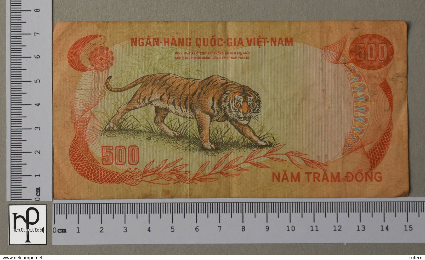 VIET NAM 500 DONG 1970 -    2 SCANS  - (Nº42896) - Vietnam