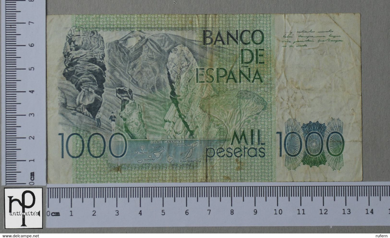 SPAIN 1000 PESETAS 1979 -    2 SCANS  - (Nº42903) - [ 4] 1975-… : Juan Carlos I