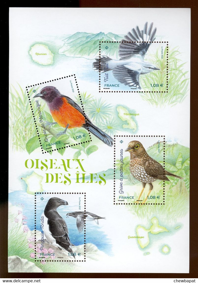 France Neuf ** - Bloc Feuillet  2021 - Oiseaux Des îles - Mint/Hinged