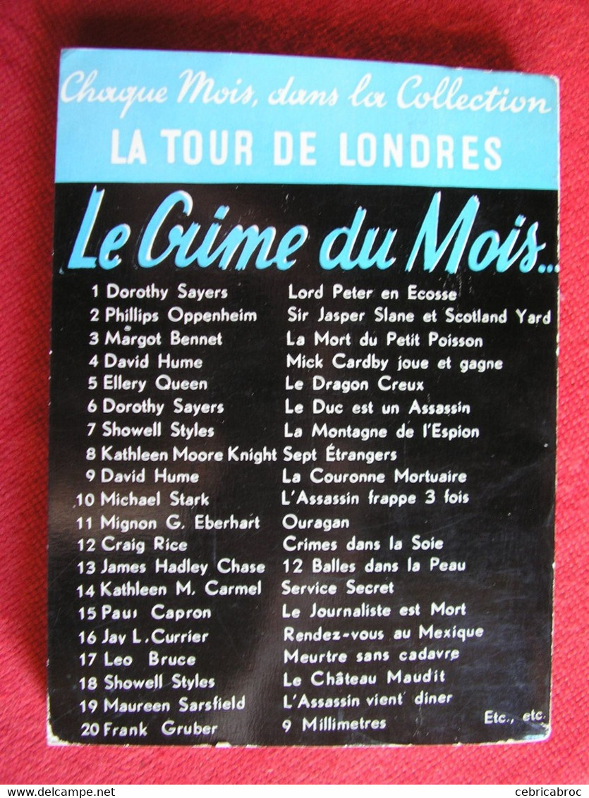 Collection LA TOUR DE LONDRES N° 22 - Explosion - Dorothy Disney - 1948 - Livre Plastic - La Tour De Londres