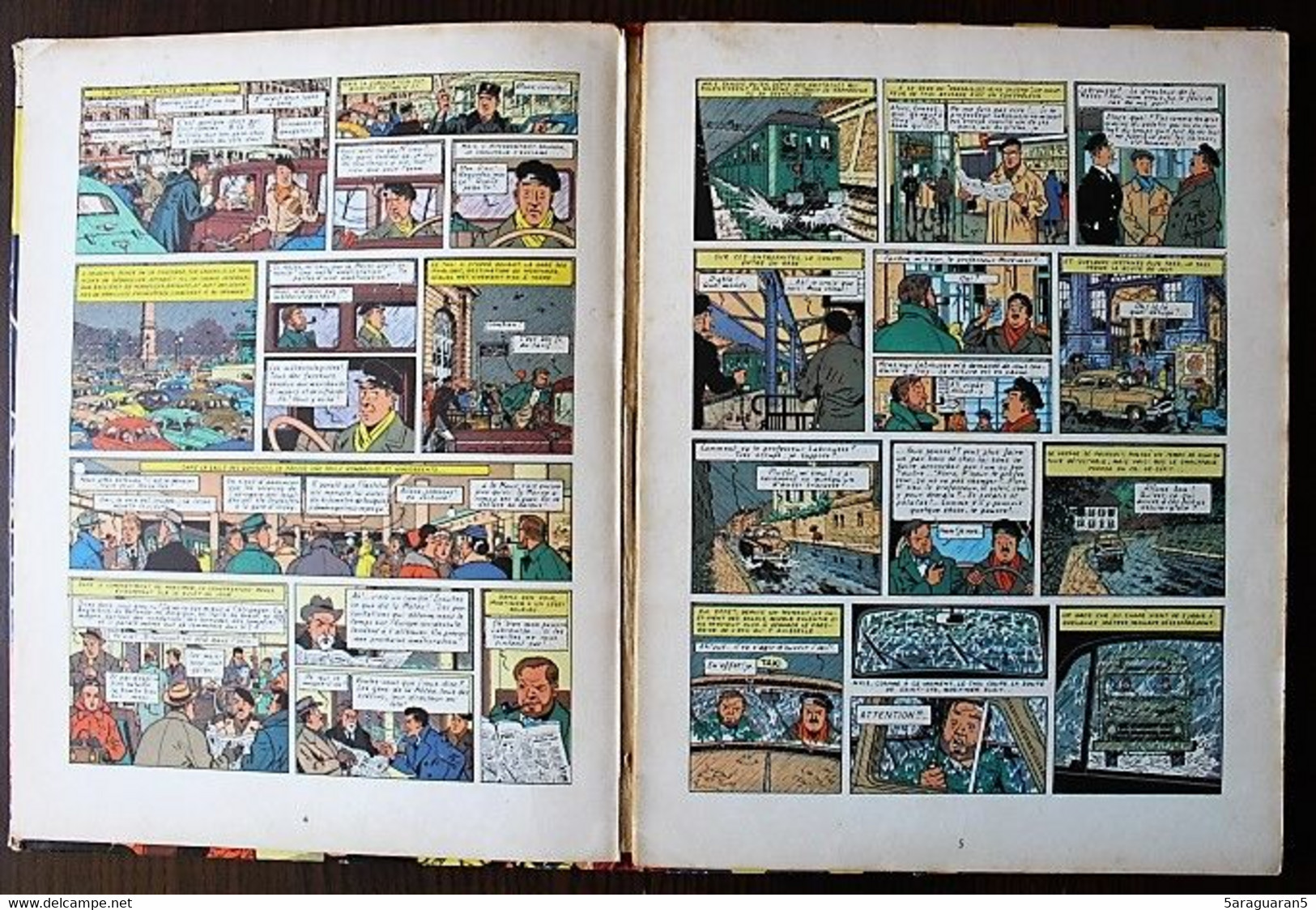 BD BLAKE ET MORTIMER - 7 - S.O.S. Météores - Mortimer à Paris - EO Française 1959