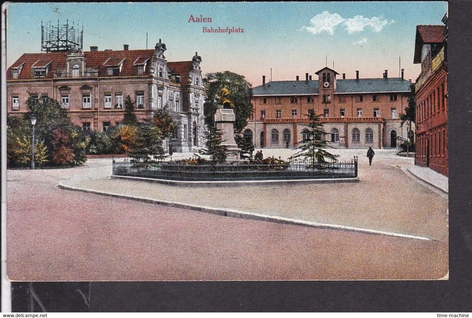 Aalen  Bahnhofsplatz 1918 - Aalen