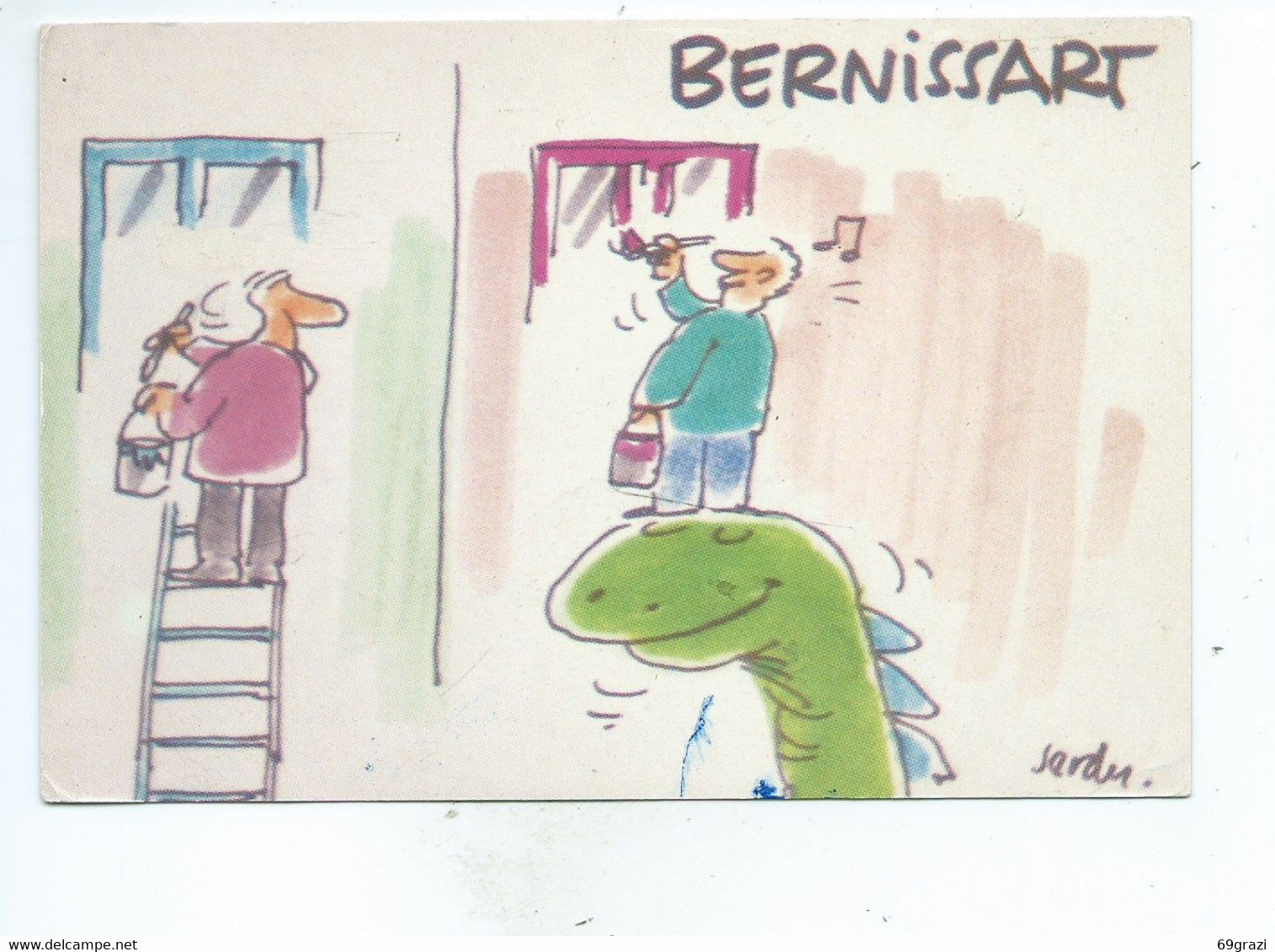 Bernissart Serdu   ( Carte Ayant Voyagé ) - Bernissart