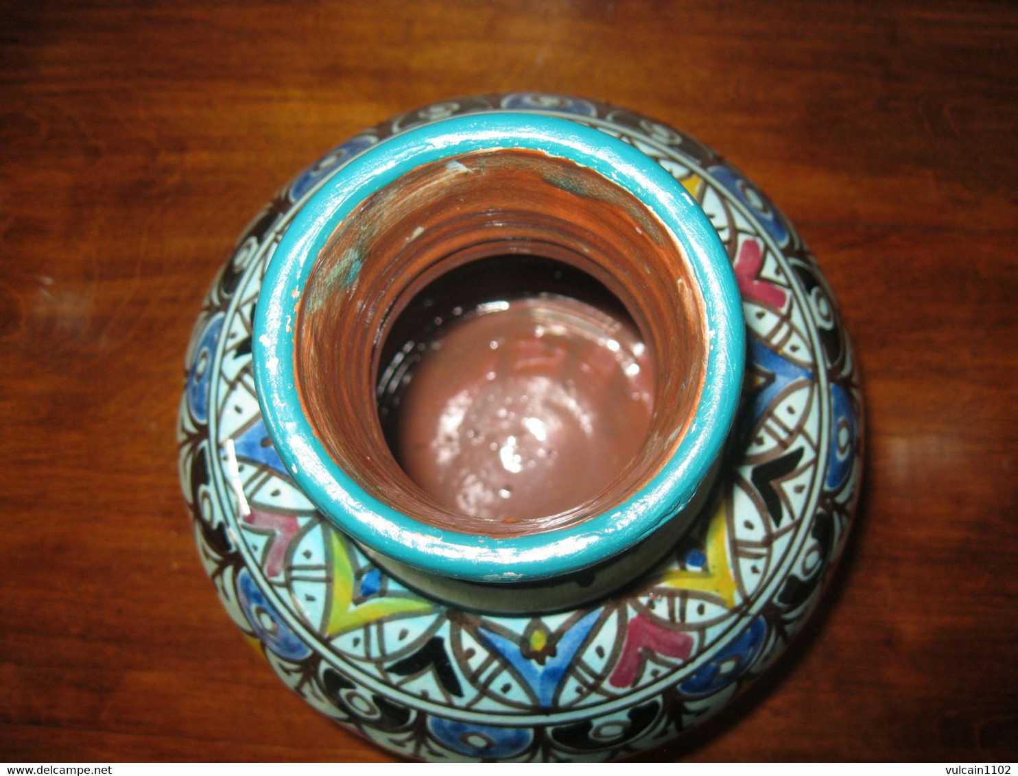 MAROC SAFI VASE EN CERAMIQUE ORIENTALE SIGNEE SERGHINI - Arte Orientale