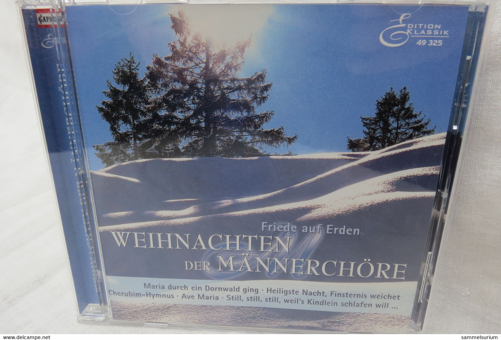 CD "Weihnachten Der Männerchöre" Friede Auf Erden - Kerstmuziek