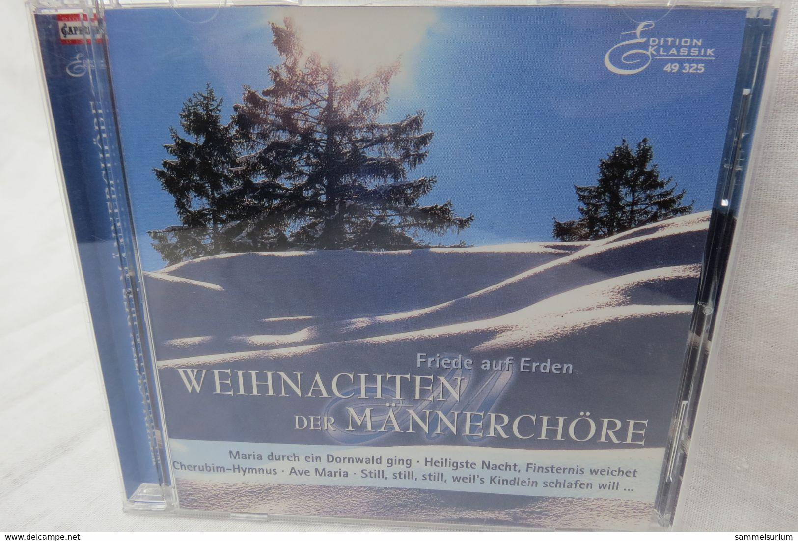 CD "Weihnachten Der Männerchöre" Friede Auf Erden - Chants De Noel