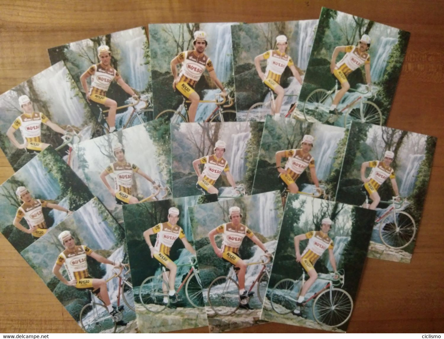 Cyclisme - 14 Cartes Publicitaires HUESO CHOCOLATES  1983 - Radsport