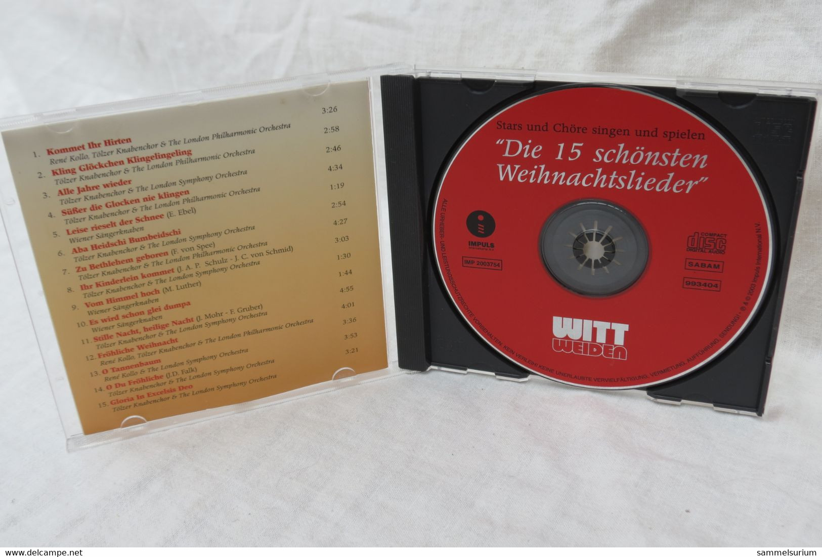 CD "Die 15 Schönsten Weihnachtslieder" Stars Und Chöre Singen Und Spielen - Navidad