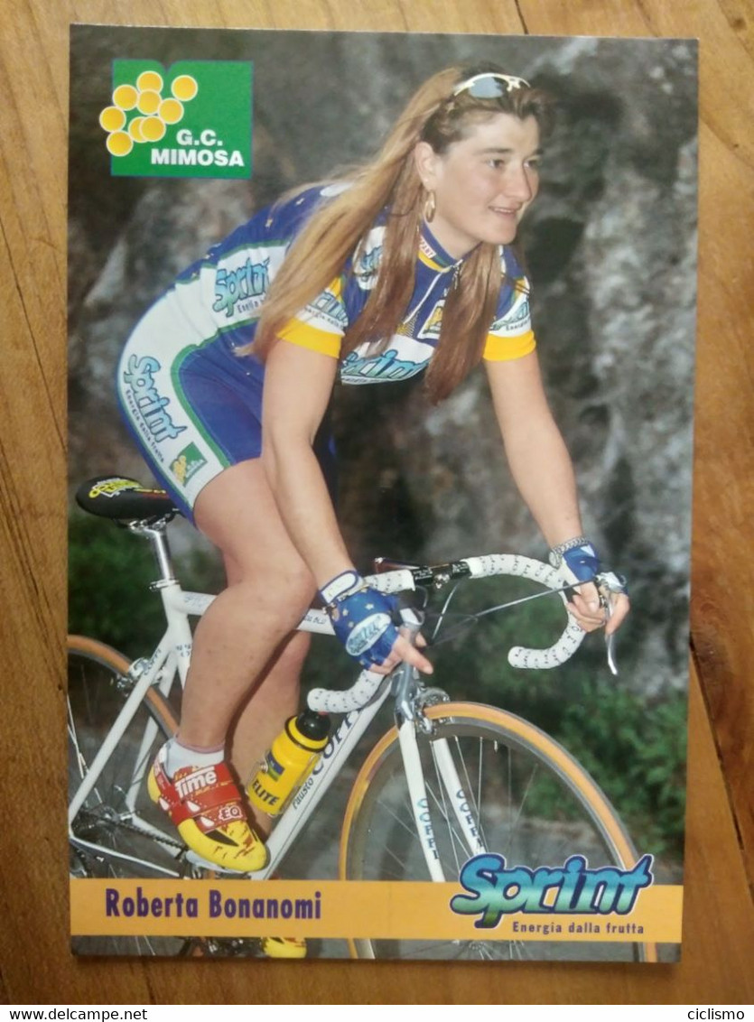 Cyclisme - Carte Publicitaire G C MIMOSA - SPRINT 1998 : BONANOMI - Cyclisme