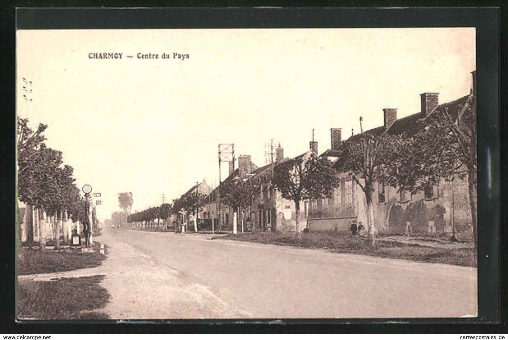 CPA Charmoy, Centre Du Pays - Charmoy