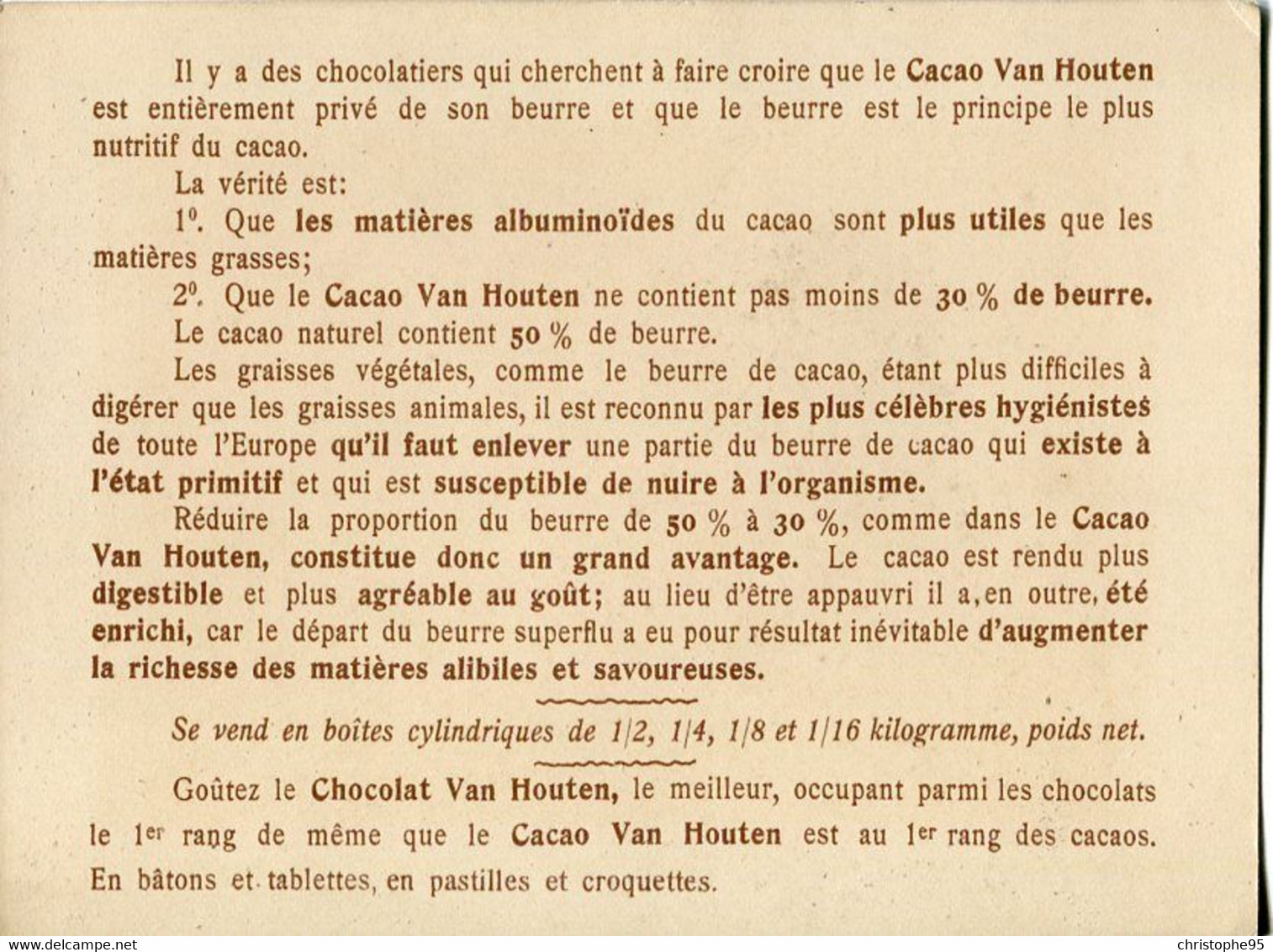 Chromos .n° 23401. Cacao Et Chocolat Van Houten.  Berger Le Chien Et Ses Moutons . - Van Houten