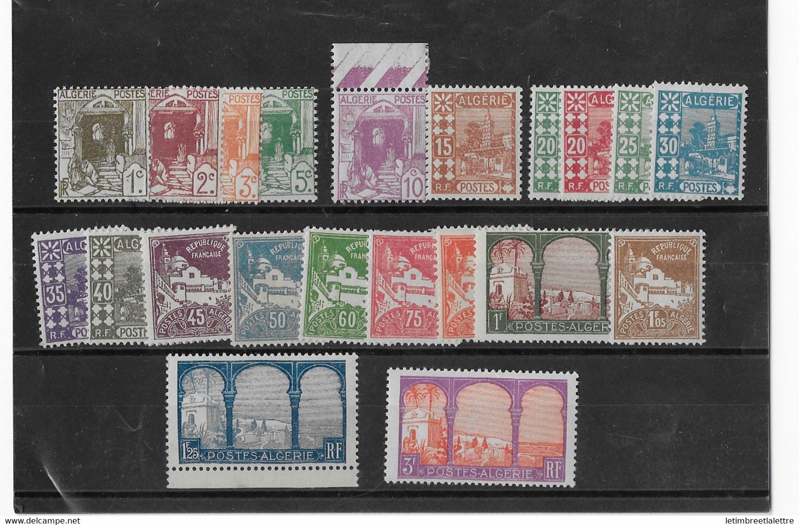 Algérie. N° 34 à 56** Sans Le 54-56 - Unused Stamps