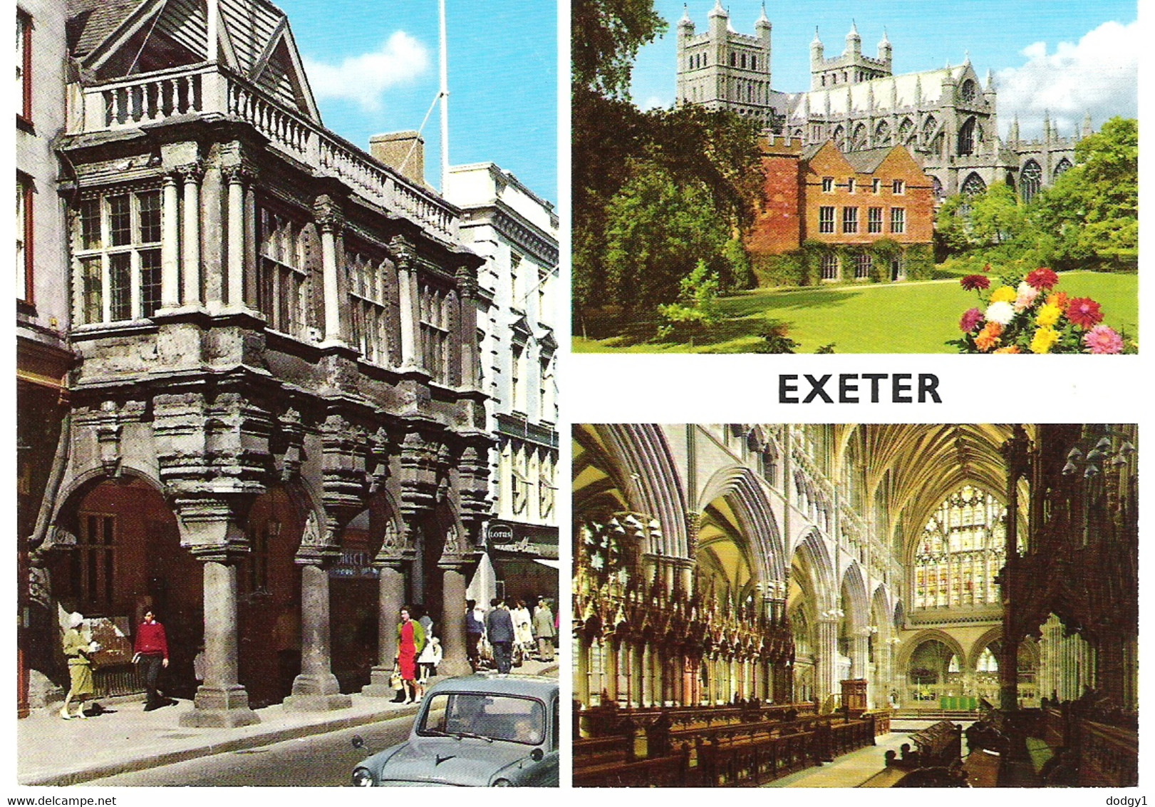 SCENES FROM EXETER, DEVON. UNUSED POSTCARD Ac7 - Exeter