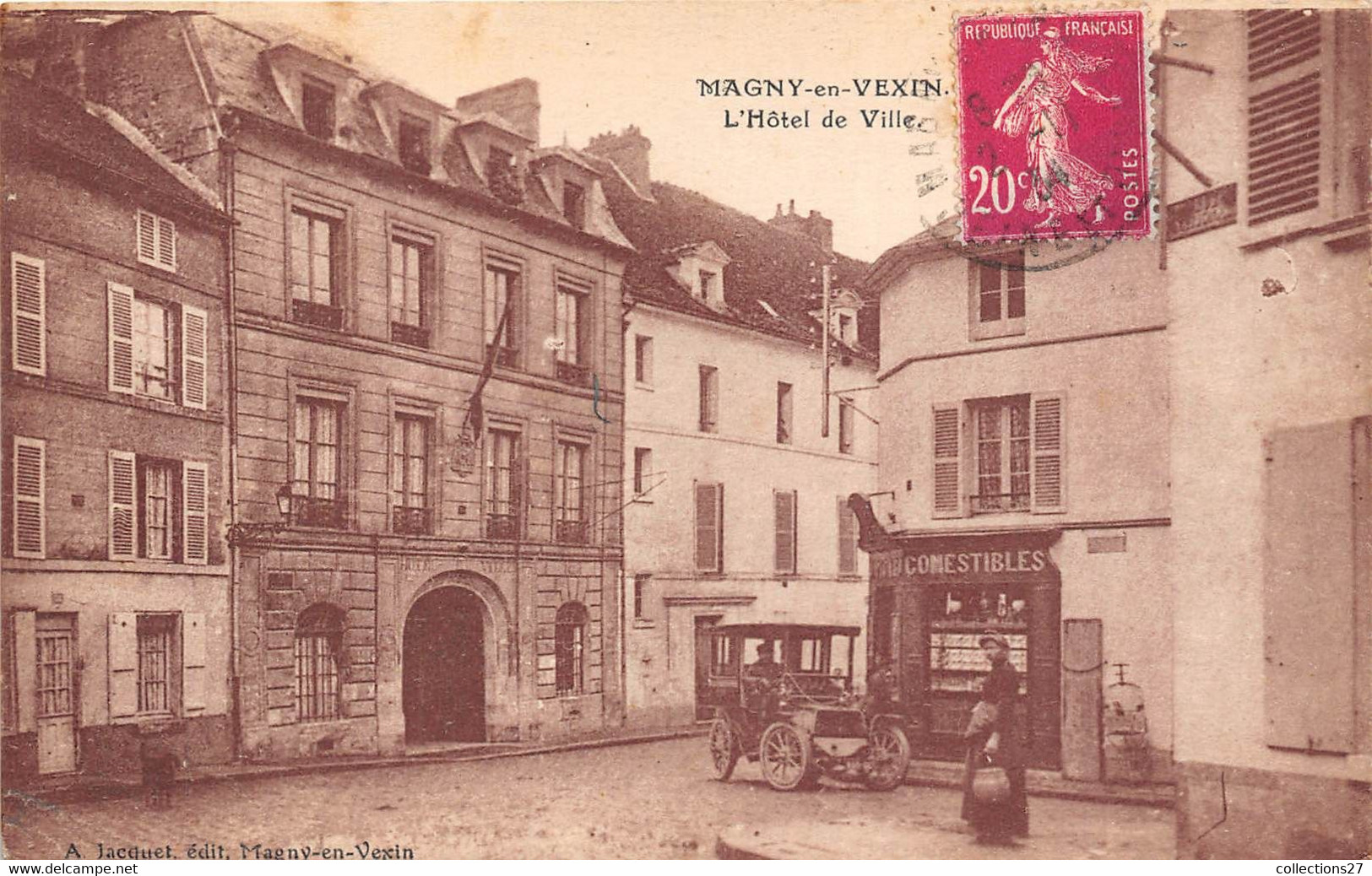 95-MAGNY-EN-VEXIN- L'HÔTEL DE VILLE - Magny En Vexin