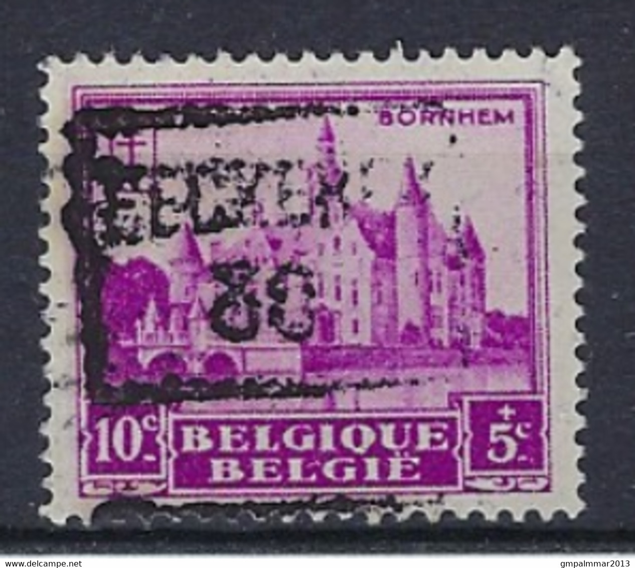 Zegel Nr. 308  Voorafstempeling Nr. 5953 C  EECKEREN 1930  ; Staat Zie Scan ! - Rollenmarken 1930-..